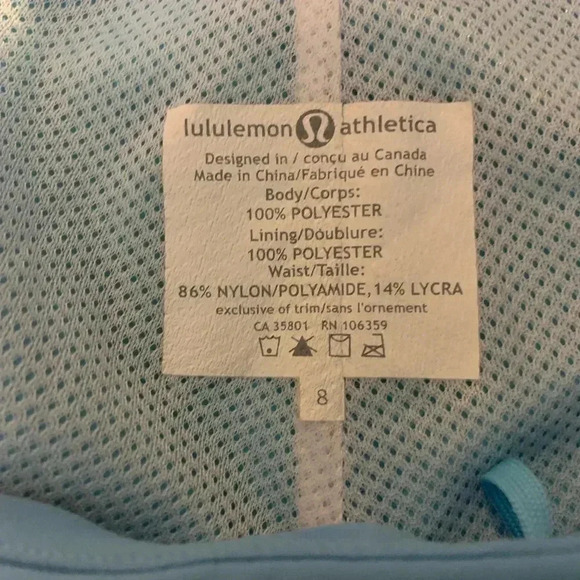 Lululemon Track Pants Blue Size 8 - Picture 3 of 3